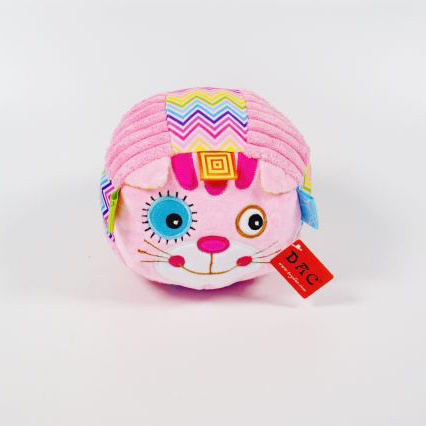 紫色のぬいぐるみ赤ちゃん知育玩具